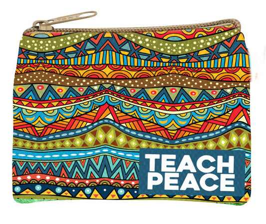 Teach Peace Coin Purse