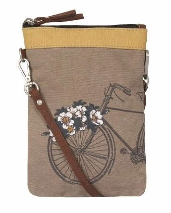 Trust the Journey Crossbody Bag-Flower Bike