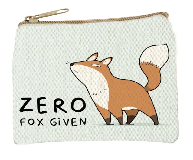 Zero Fox Given Coin Purse