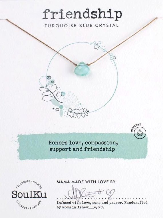 Soul Shine Necklace Turquoise for Friendship