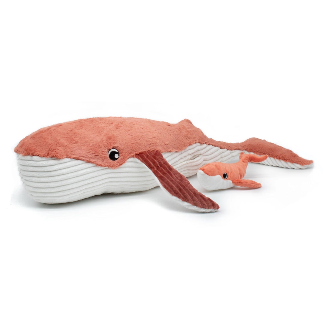 Ptipotos Giant Whale Mom Baby - Terracotta