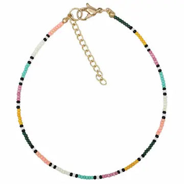 Anklet - Baja Seed Bead Multicolor