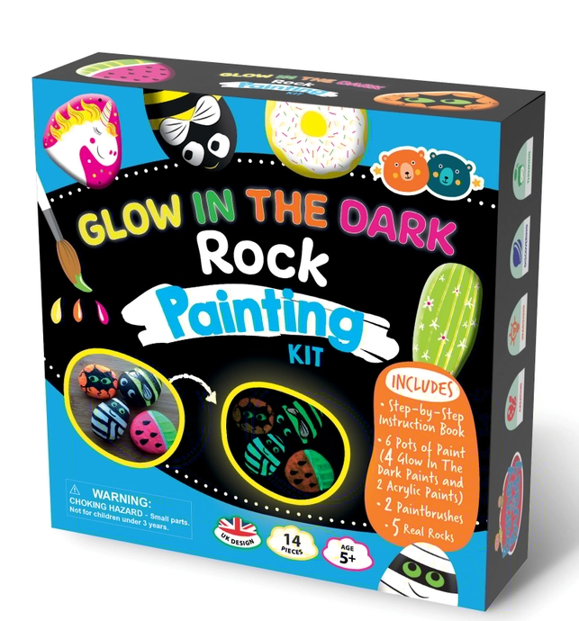 Glow in the Dark Rock Painting