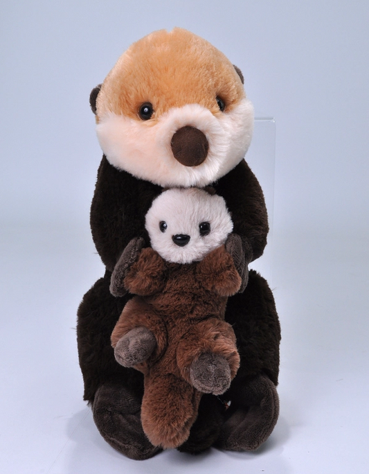 Sea Otter Mom & Baby Toy