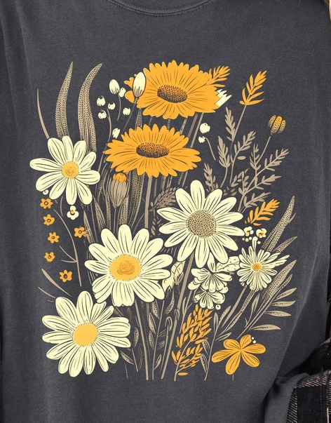Wildflower Collage T-Shirt