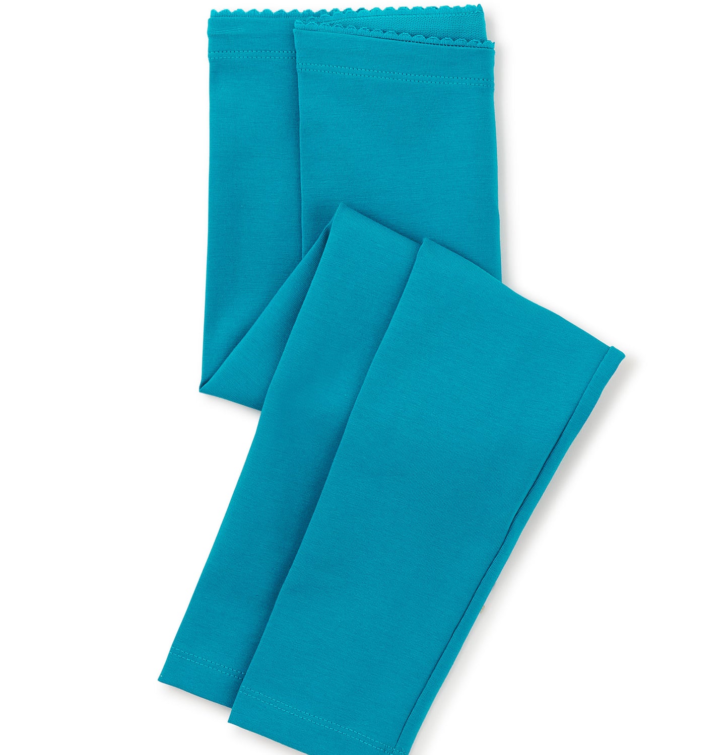 Girls Enamel Blue Leggings