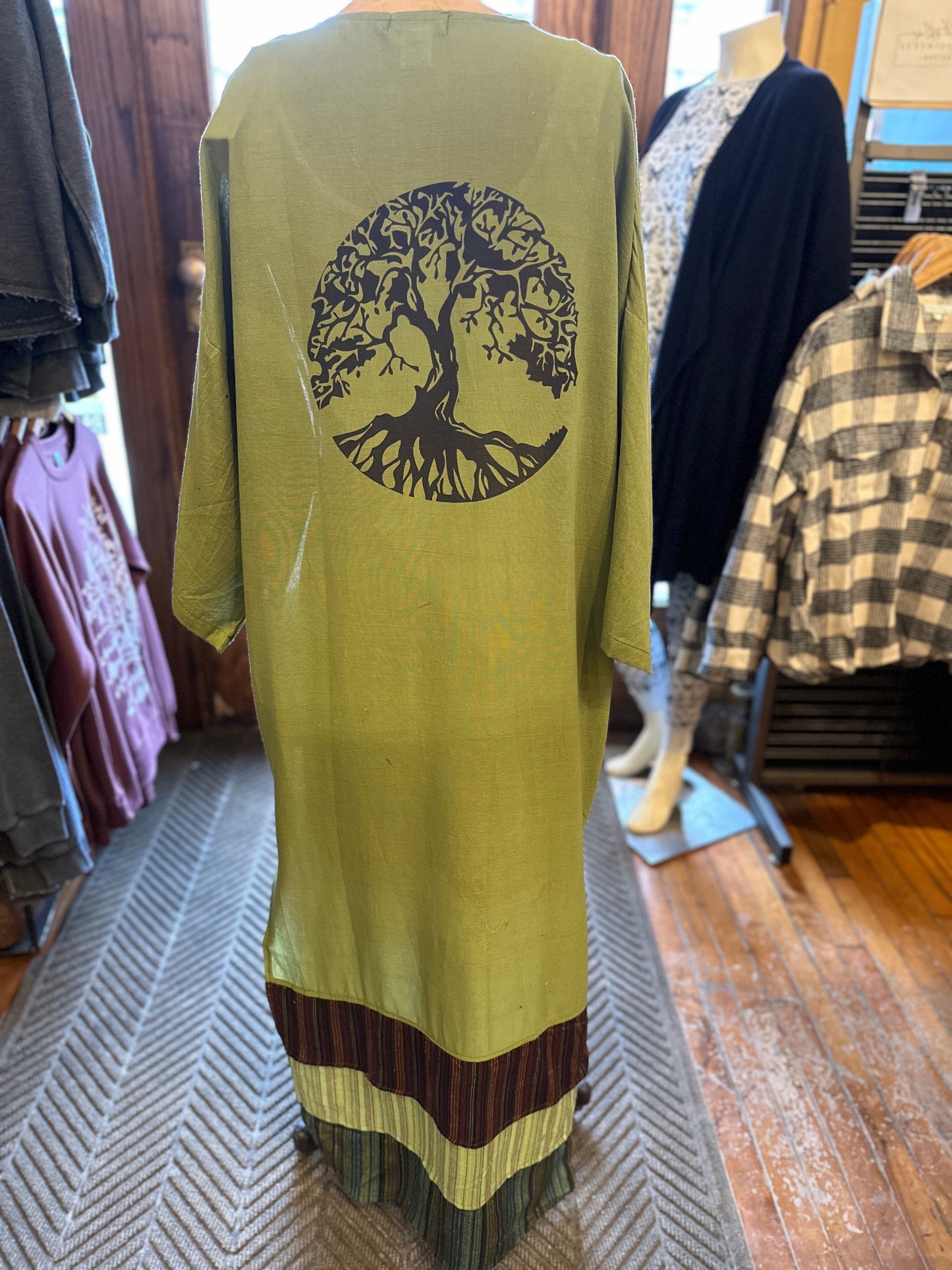Tree of Life Long Kimono