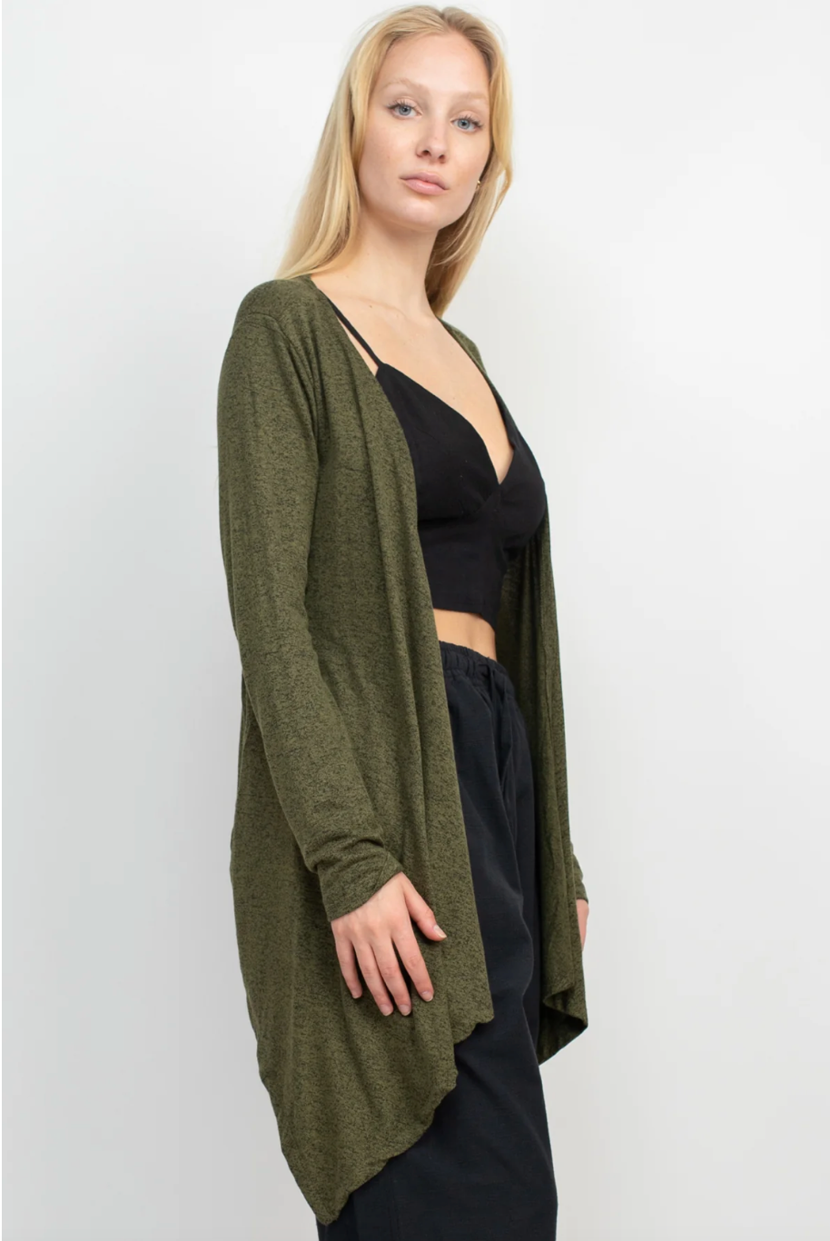 Boho Tree Waterfall Soft Cardigan