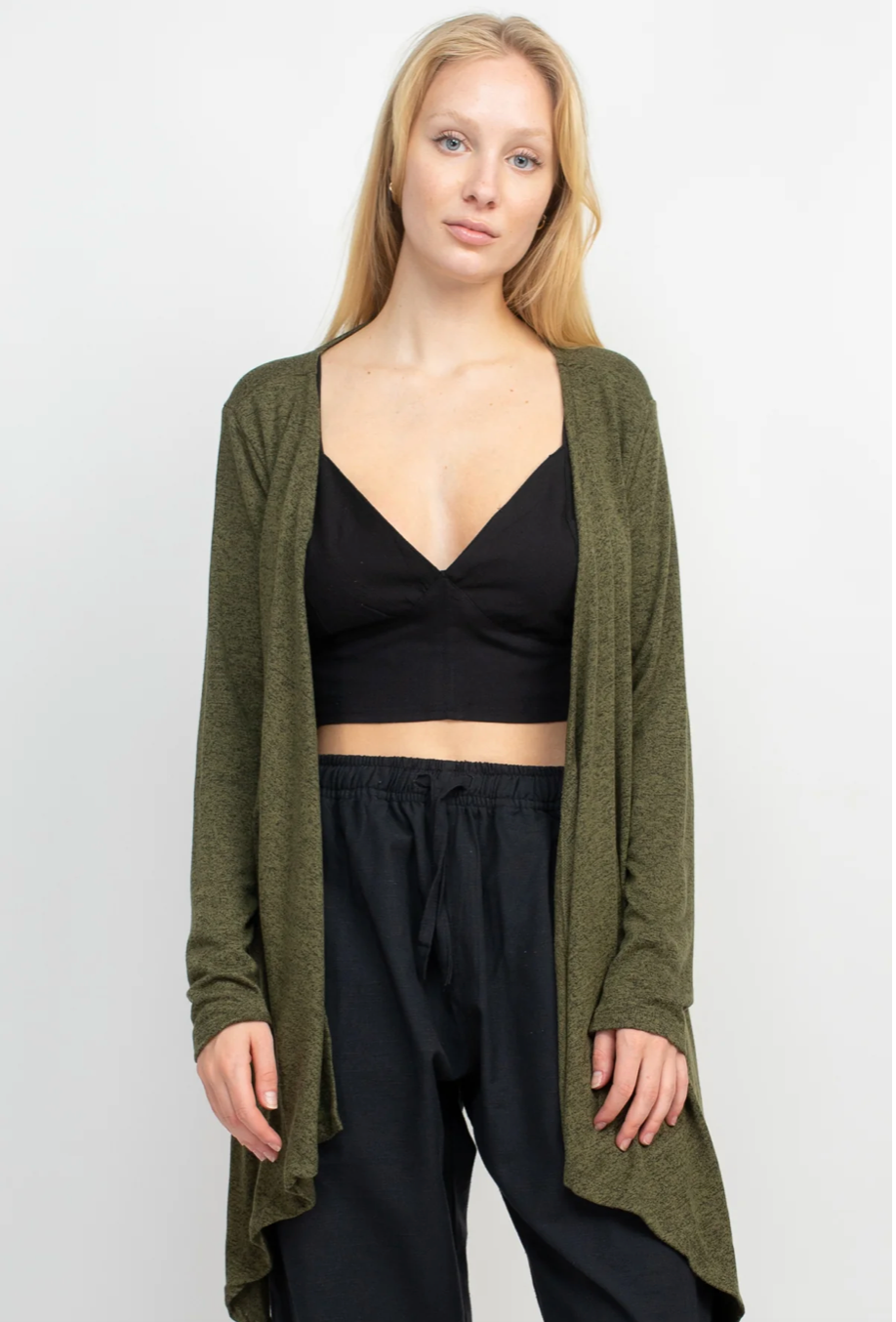 Boho Tree Waterfall Soft Cardigan