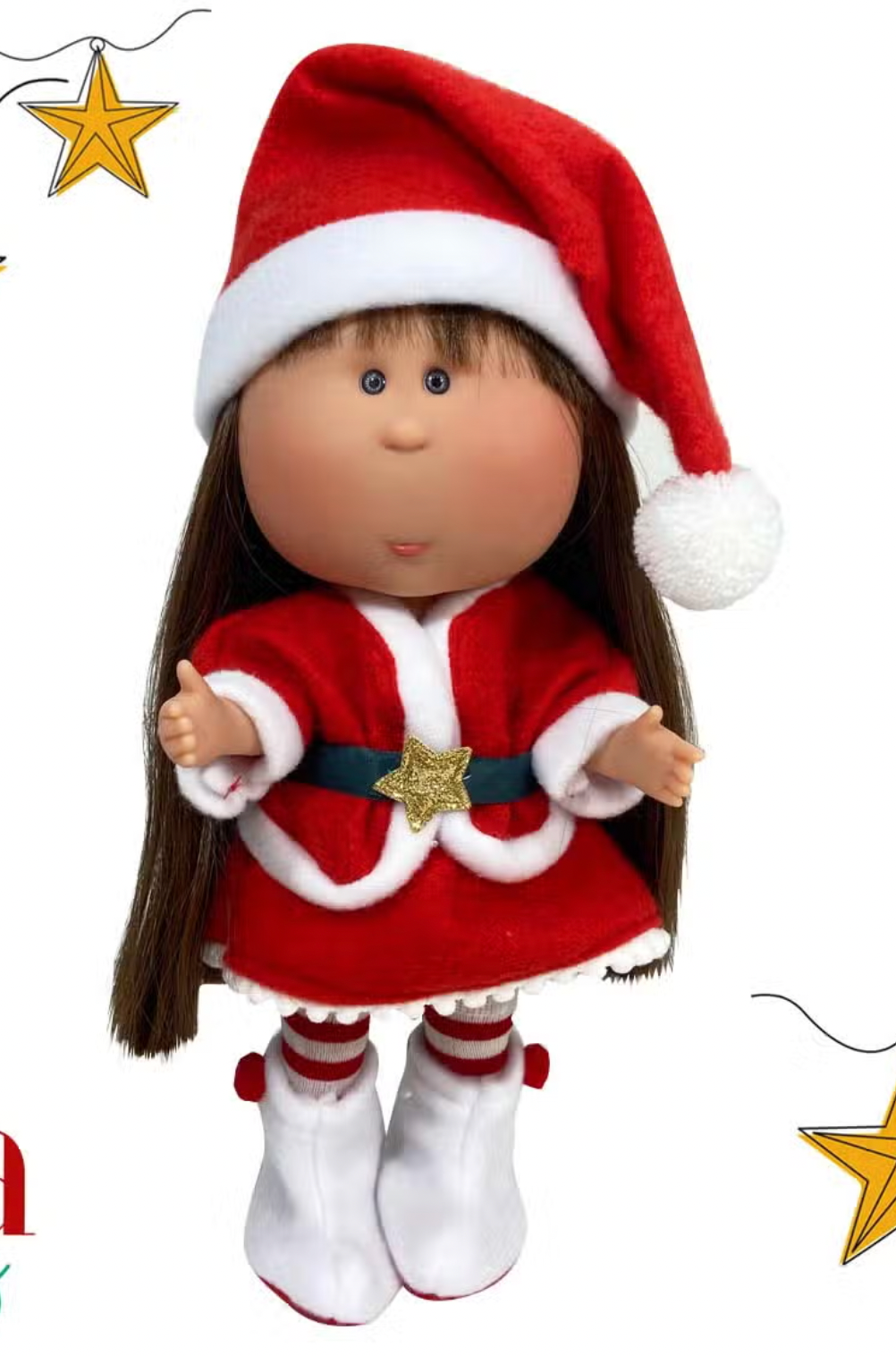 Mia Christmas Doll Santa Dress