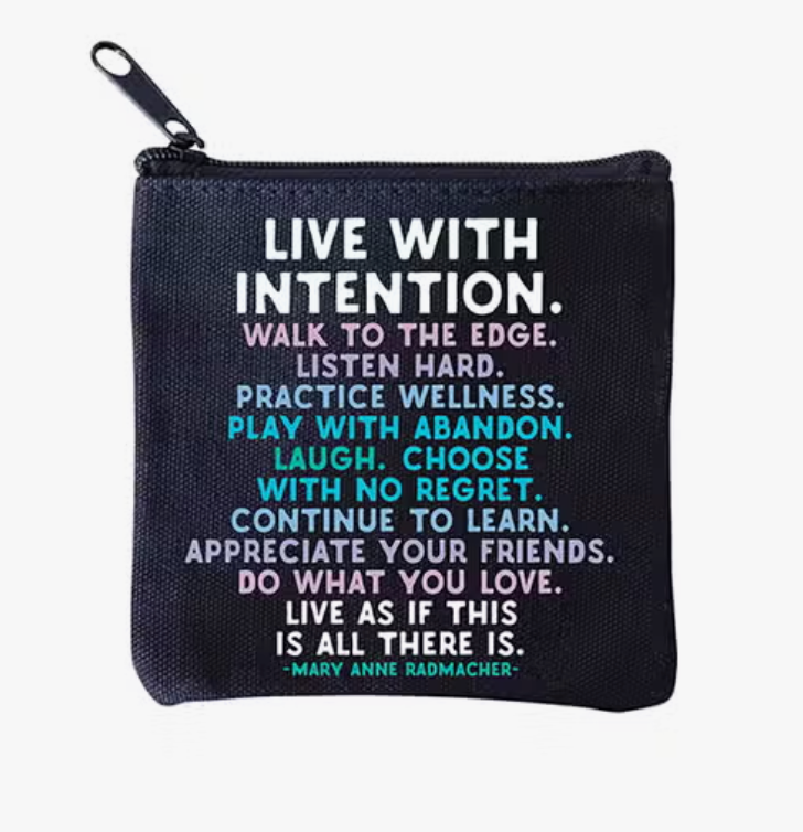 Mini Pouch Live With Intention