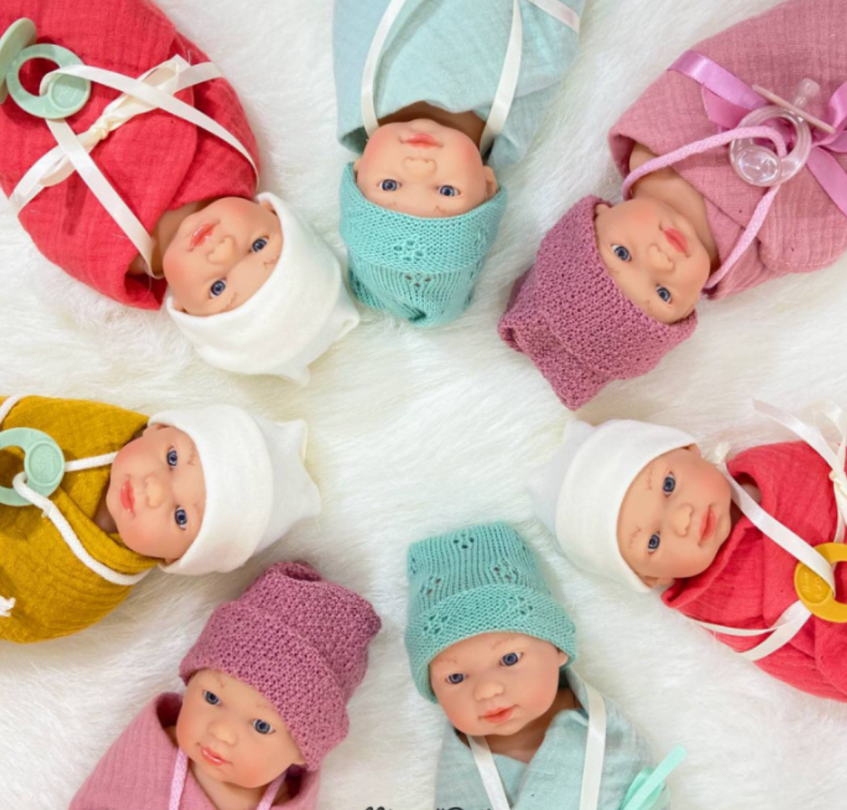 Swaddle Muslin Doll Vanilla