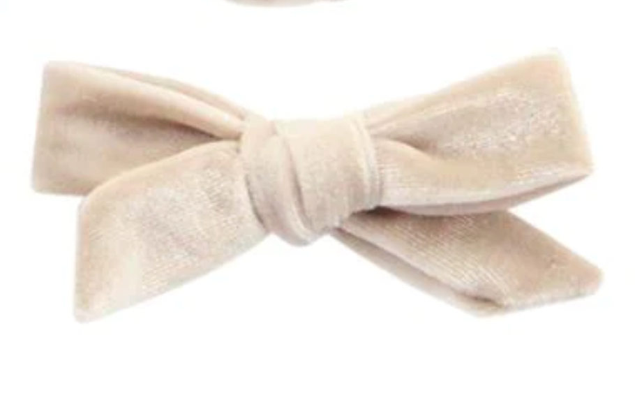 Velvet Bow Hair Clip