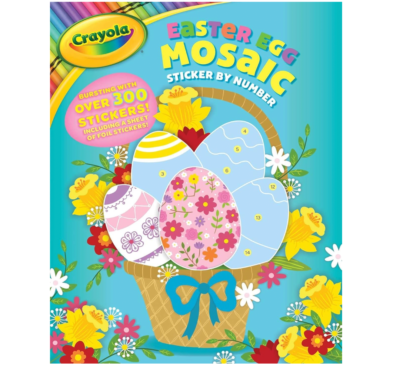 Crayola Easter Egg Mosaic Sticker Book