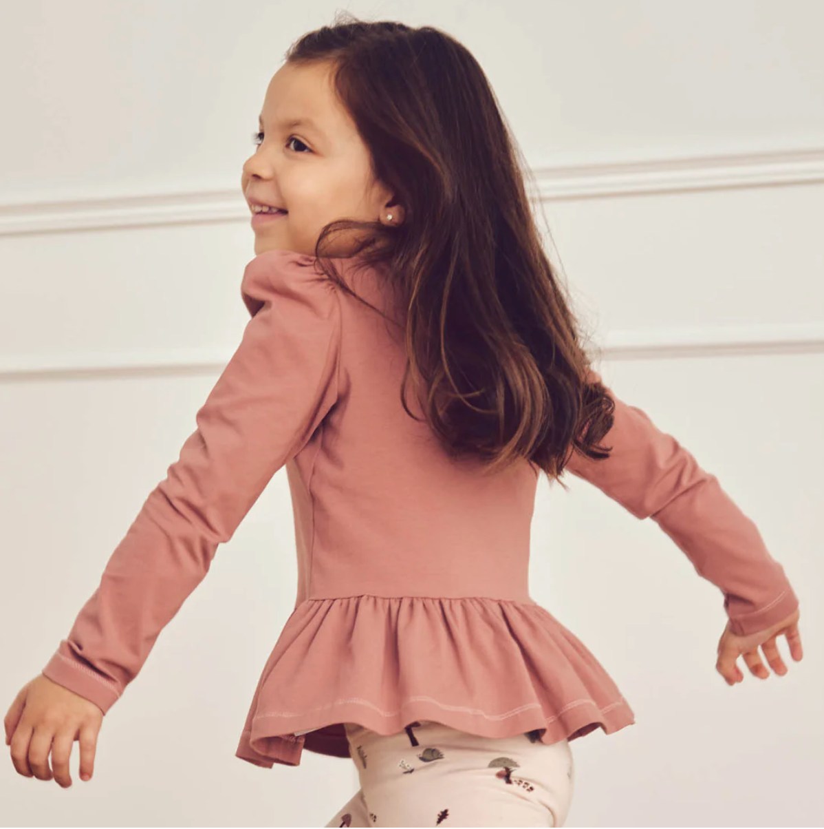 Girls Botany Frill Top