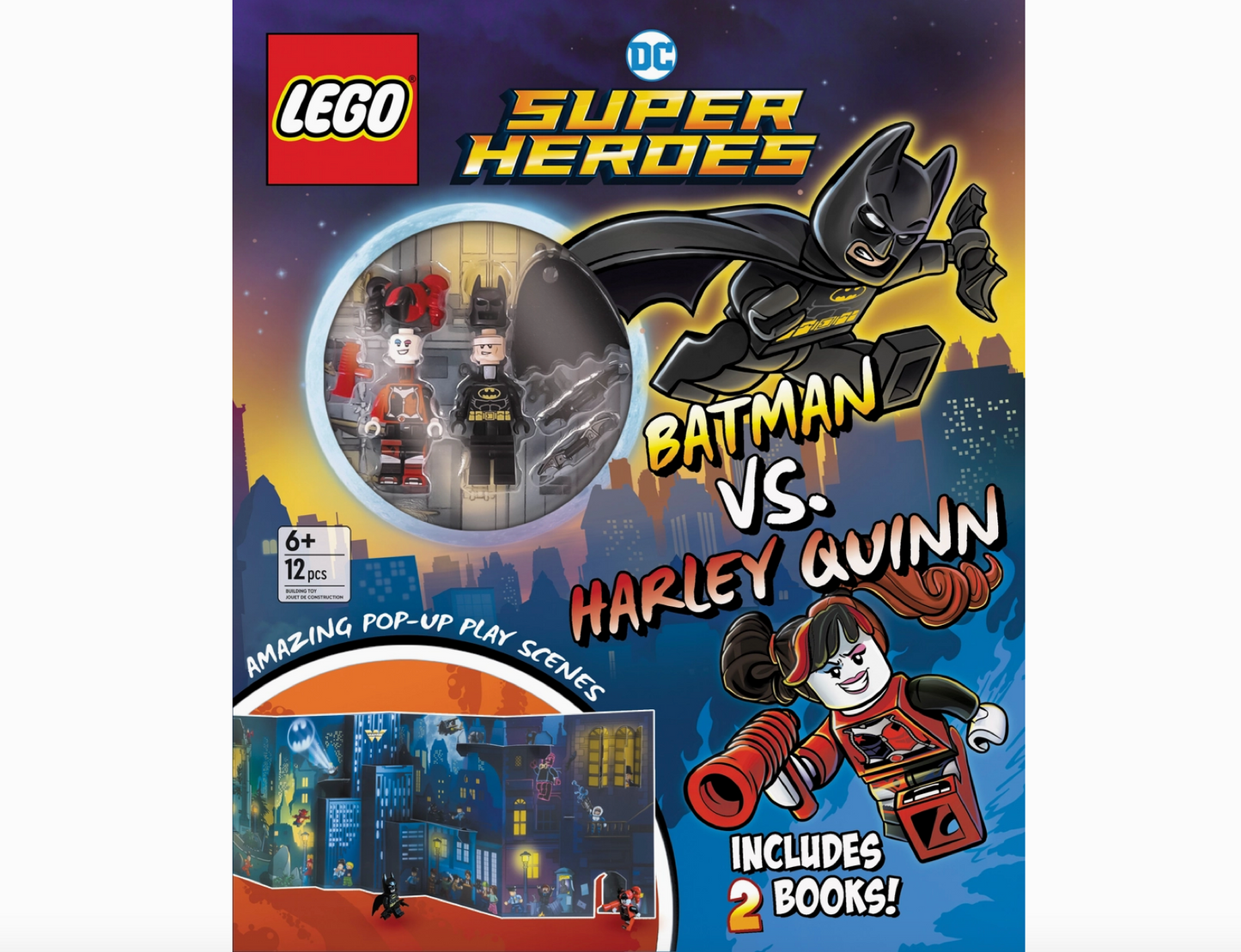 Lego Book Super Heroes Batman vs Harley Quinn