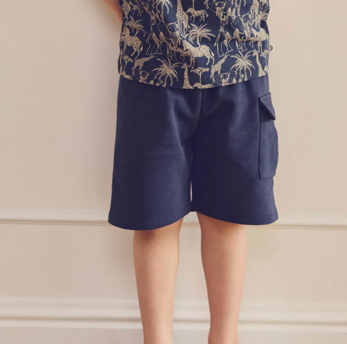 Boys Sweat Cargo Shorts