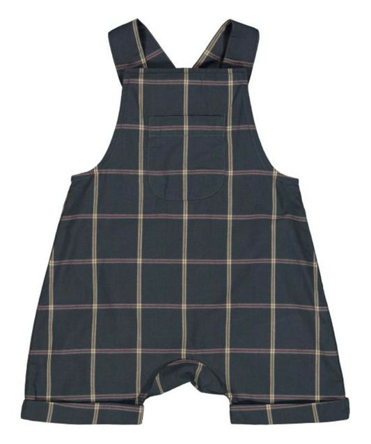 Baby Check Shortie Overalls