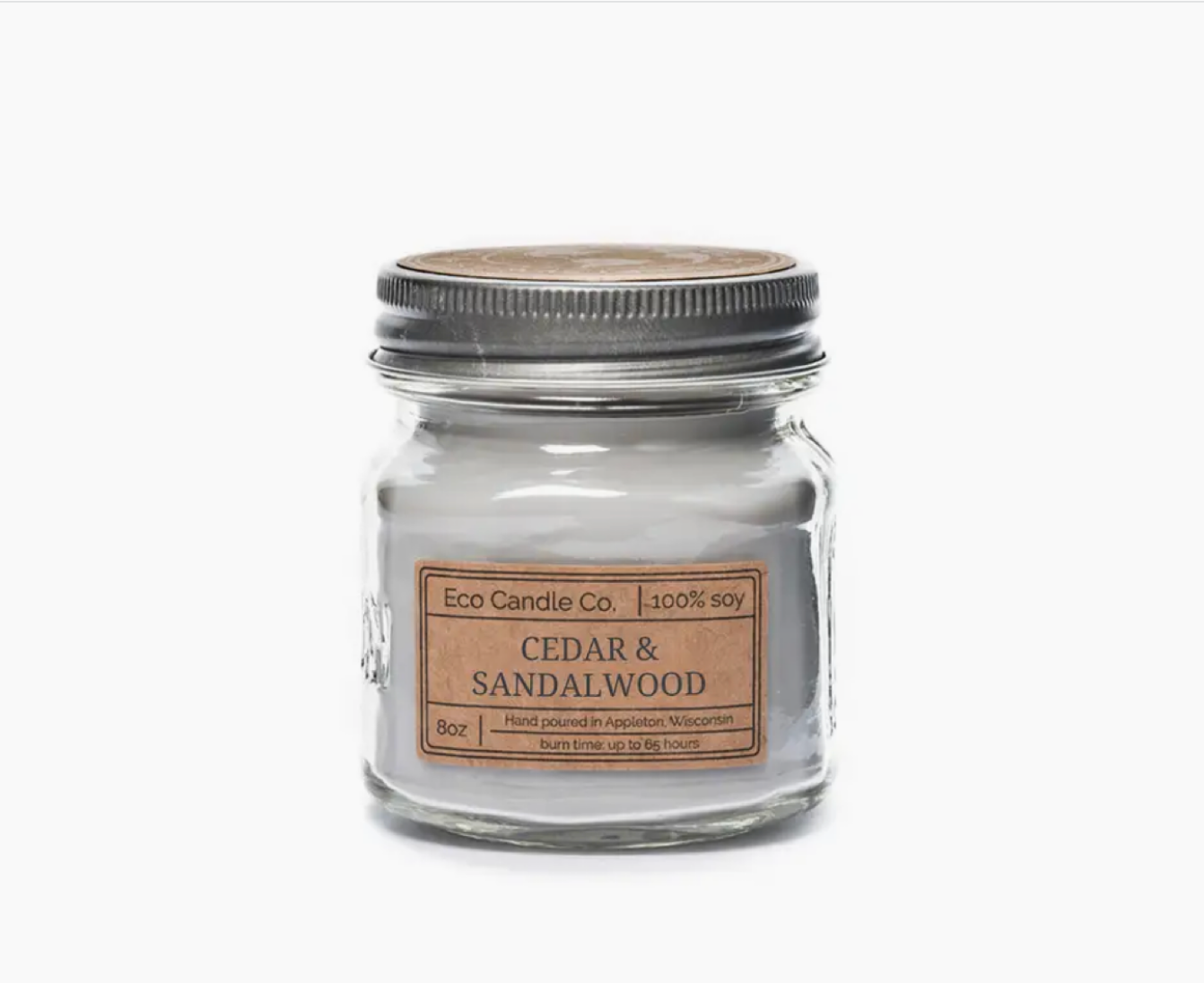 Mason Candle Cedar & Sandalwood