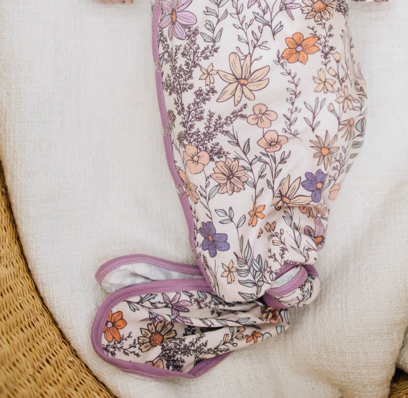 Flora Newborn Knotted Gown