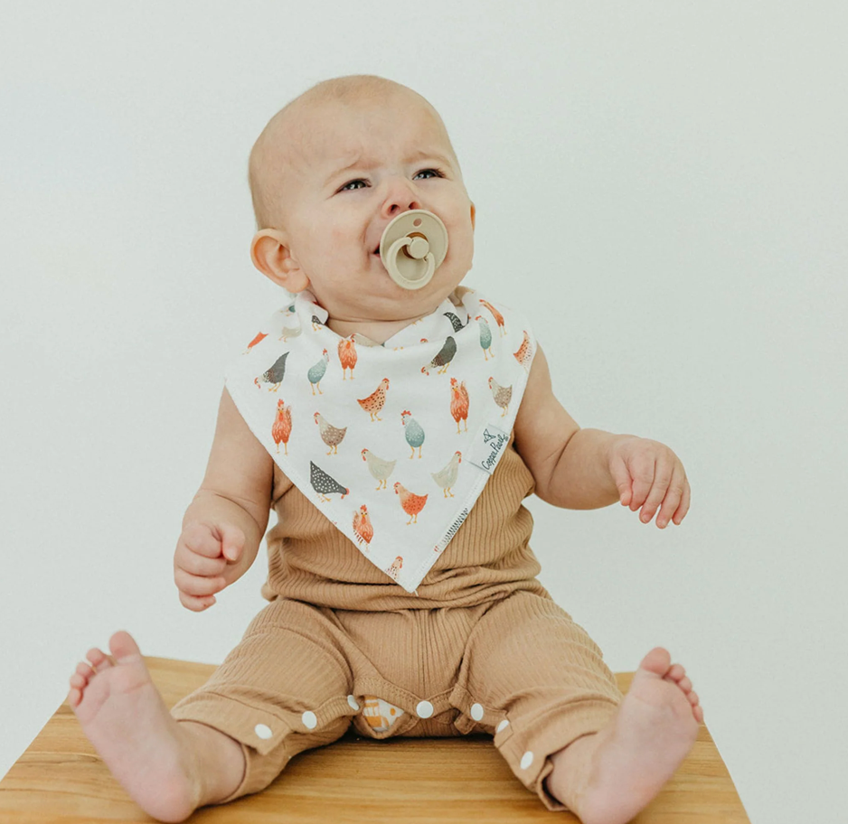 Farmstead Baby Bandana Bib Set 4pk