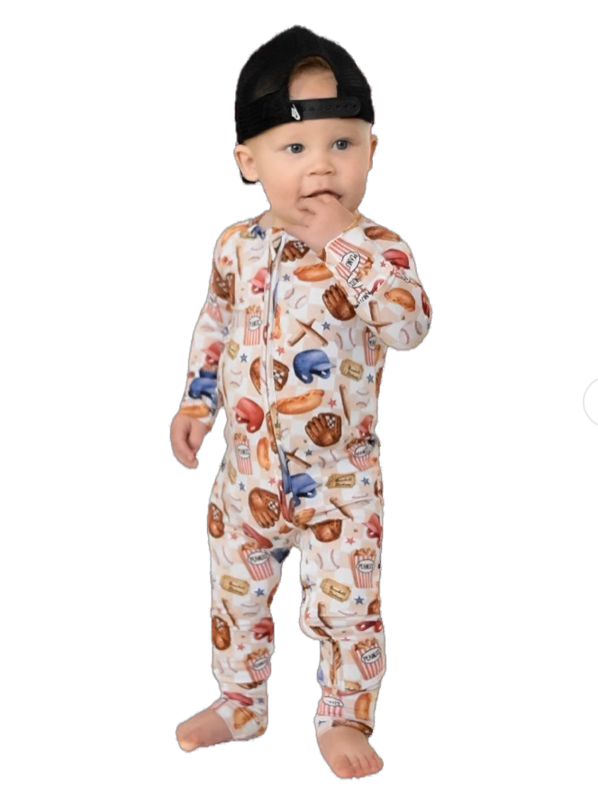 Take Me Out To the Ball Game Bamboo Sleeper