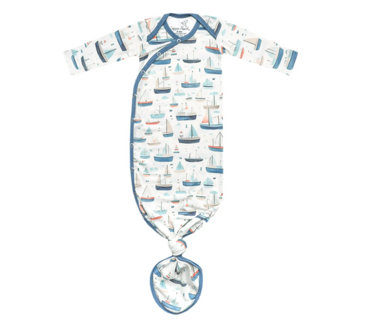 Fischer Newborn Knotted Gown