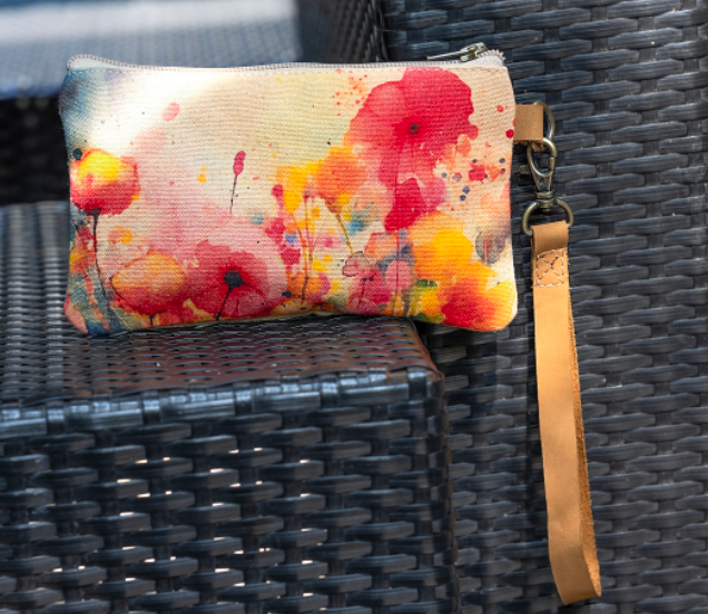 Poppy Wristlet