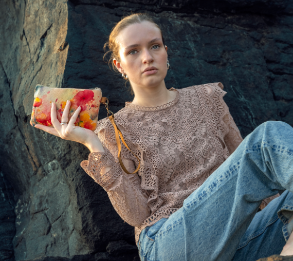 Poppy Wristlet