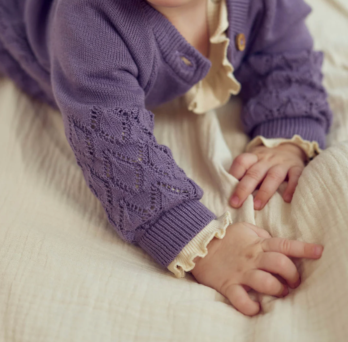 Baby Cozie Me Frill Collar Onesie