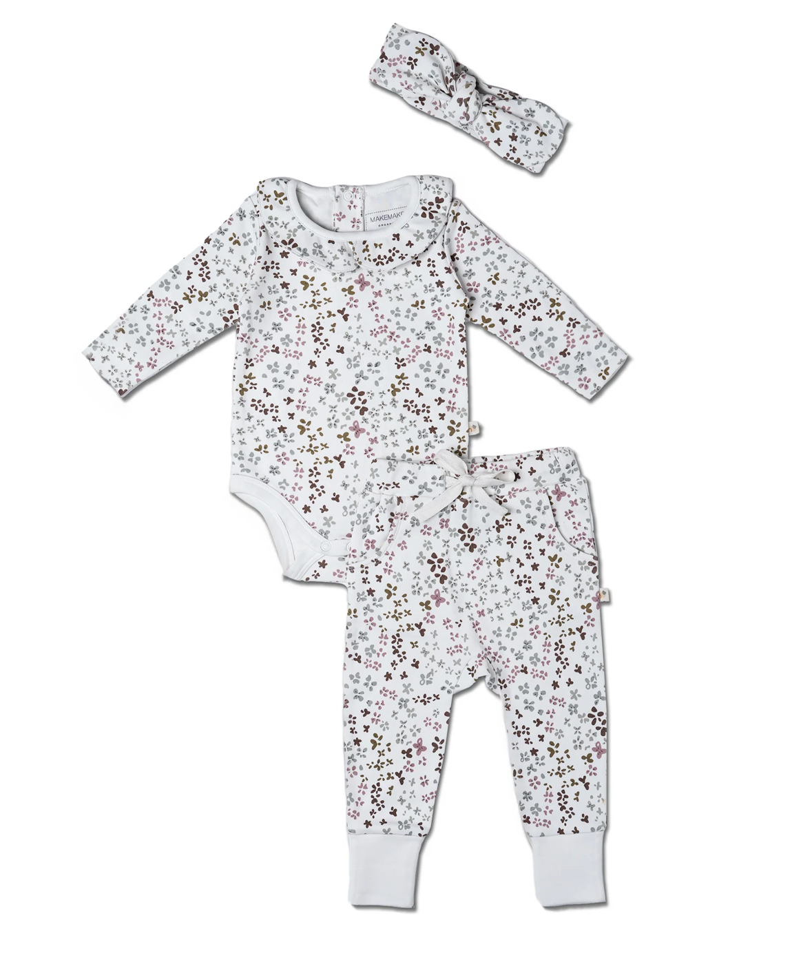 Baby Garden Ruffle Organic Onesie