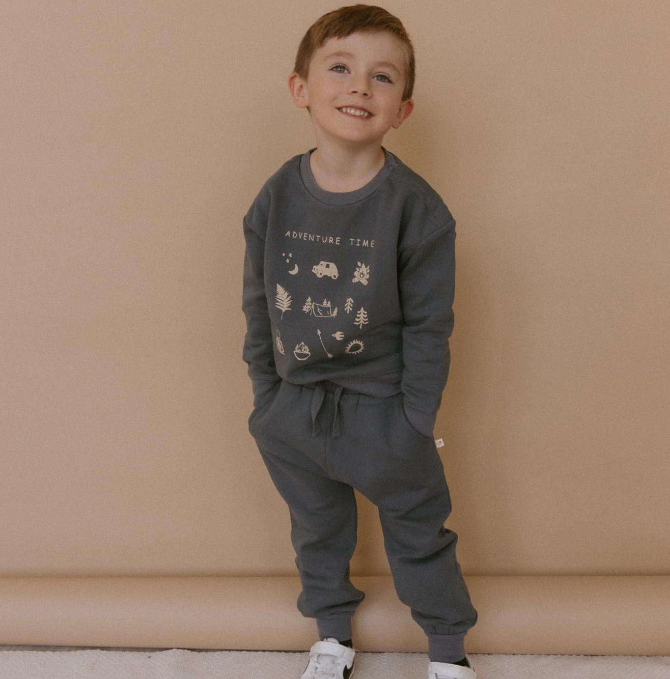 Kids Organic Fleece Adventure Sweatshirt