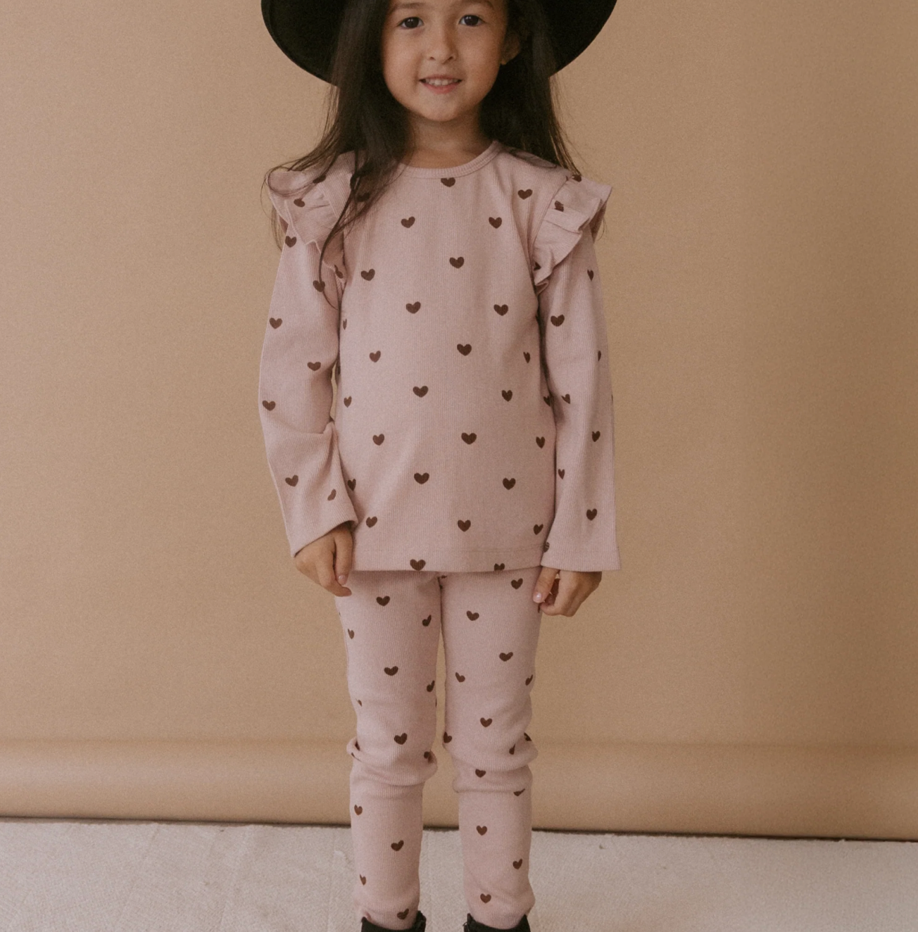 Baby Organic Ruffle Long Sleeve Top
