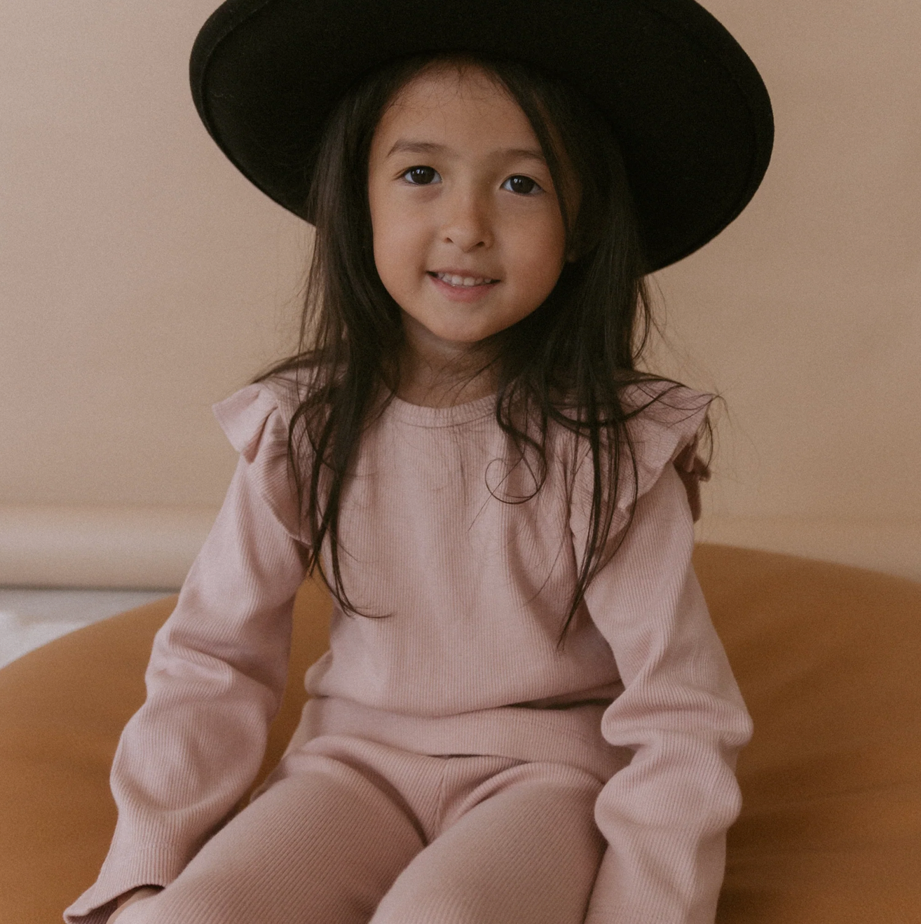 Baby Organic Ruffle Long Sleeve Top