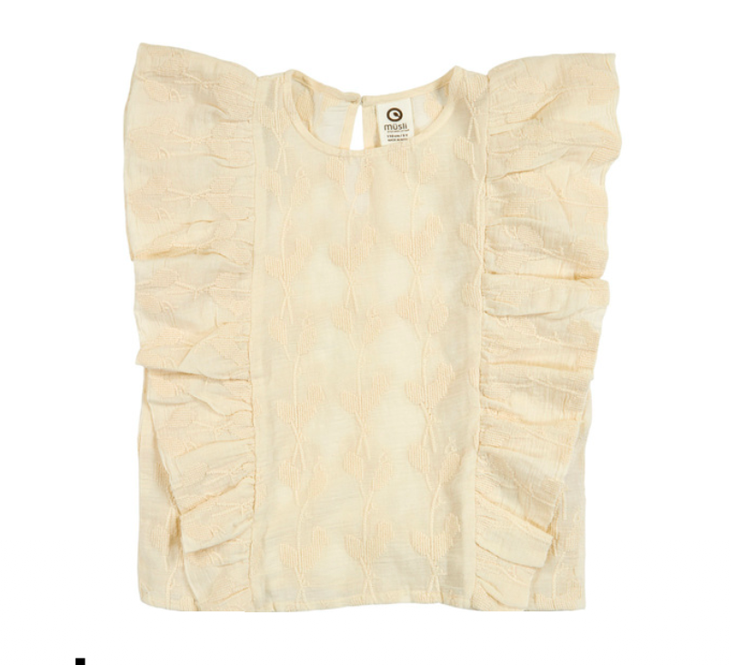 Girls Poetry Ruffle Top