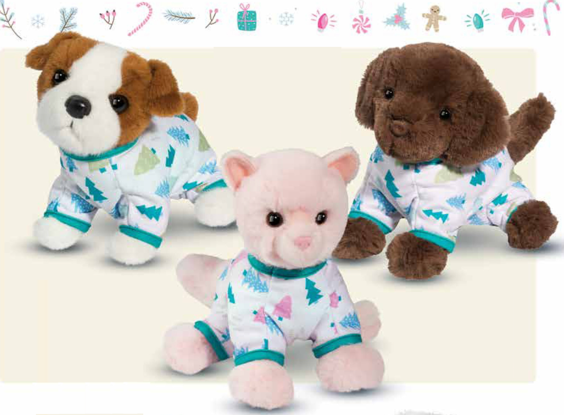 Holiday PJ's Stuffed Animal