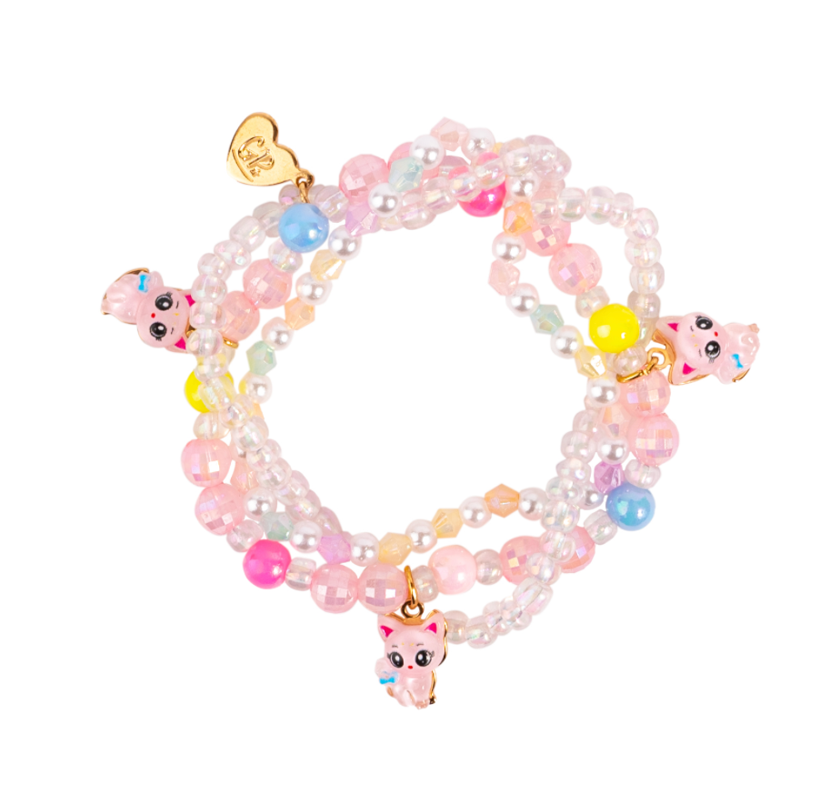 Girls Kitten Caboodle Bracelet