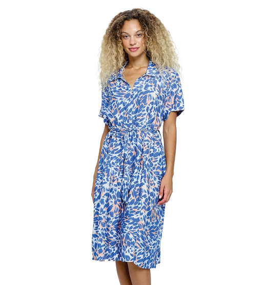 Floral Boho Belted Dress