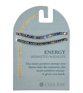 Gemstone Bracelet Set 2mm