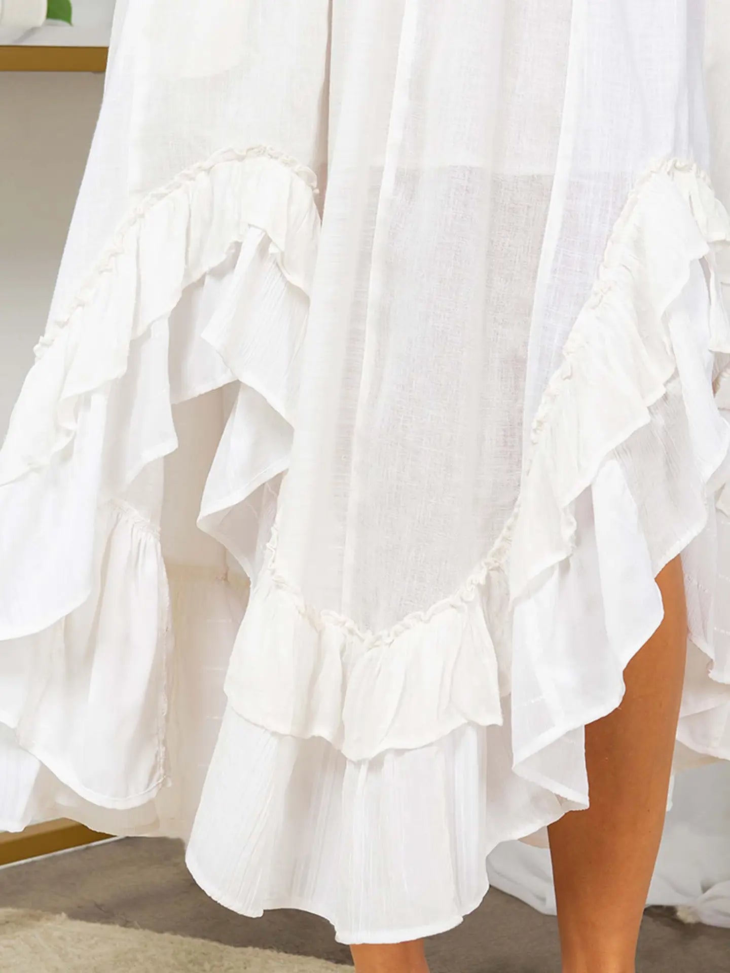 Asymmetrical Frill Skirt