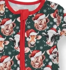 Baby Mooey Christmas Bamboo Sleeper