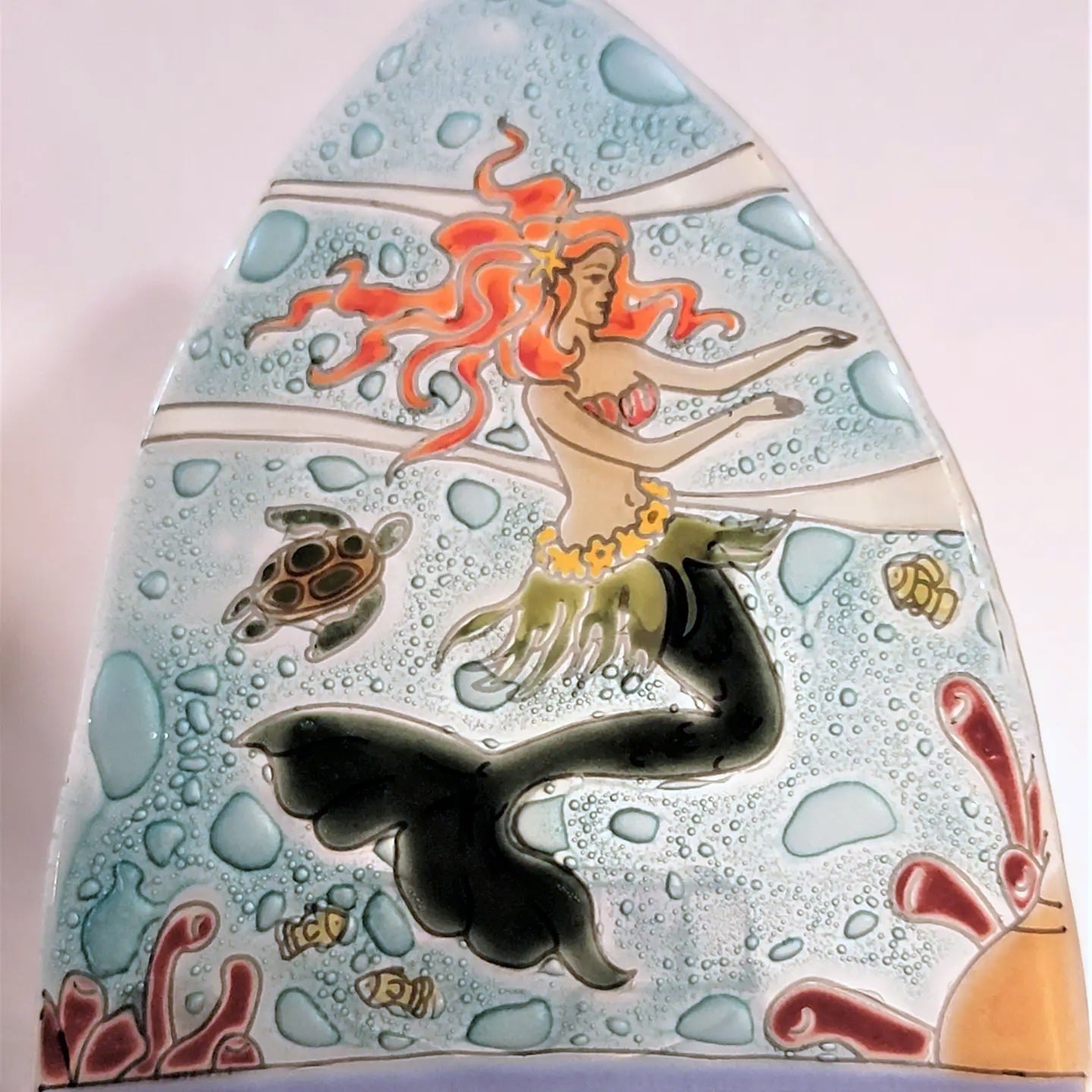 Dancing Mermaid Glass Nightlight