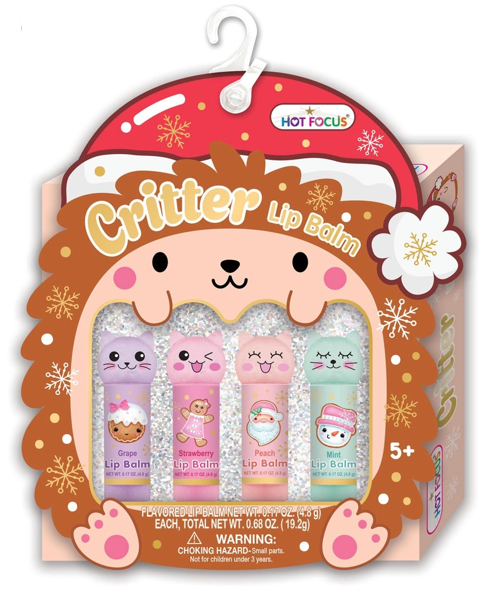 Holiday Critter Lip Balm Set