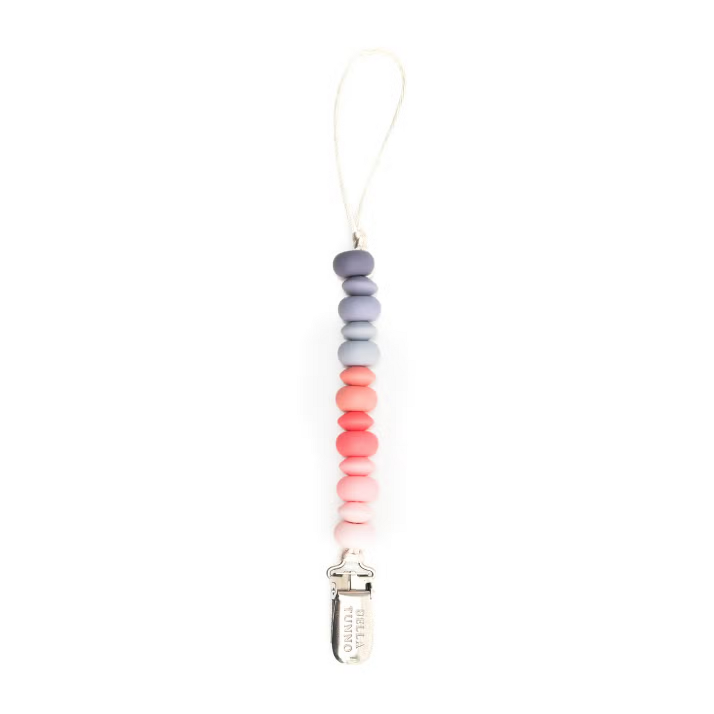 Pink/Purple Pacifier Clip