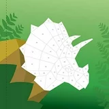 Paint by Stickers Kids Dinosaur