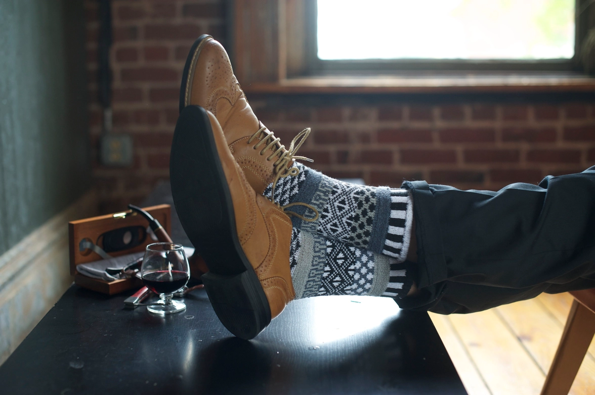 Midnight Mismatched Socks
