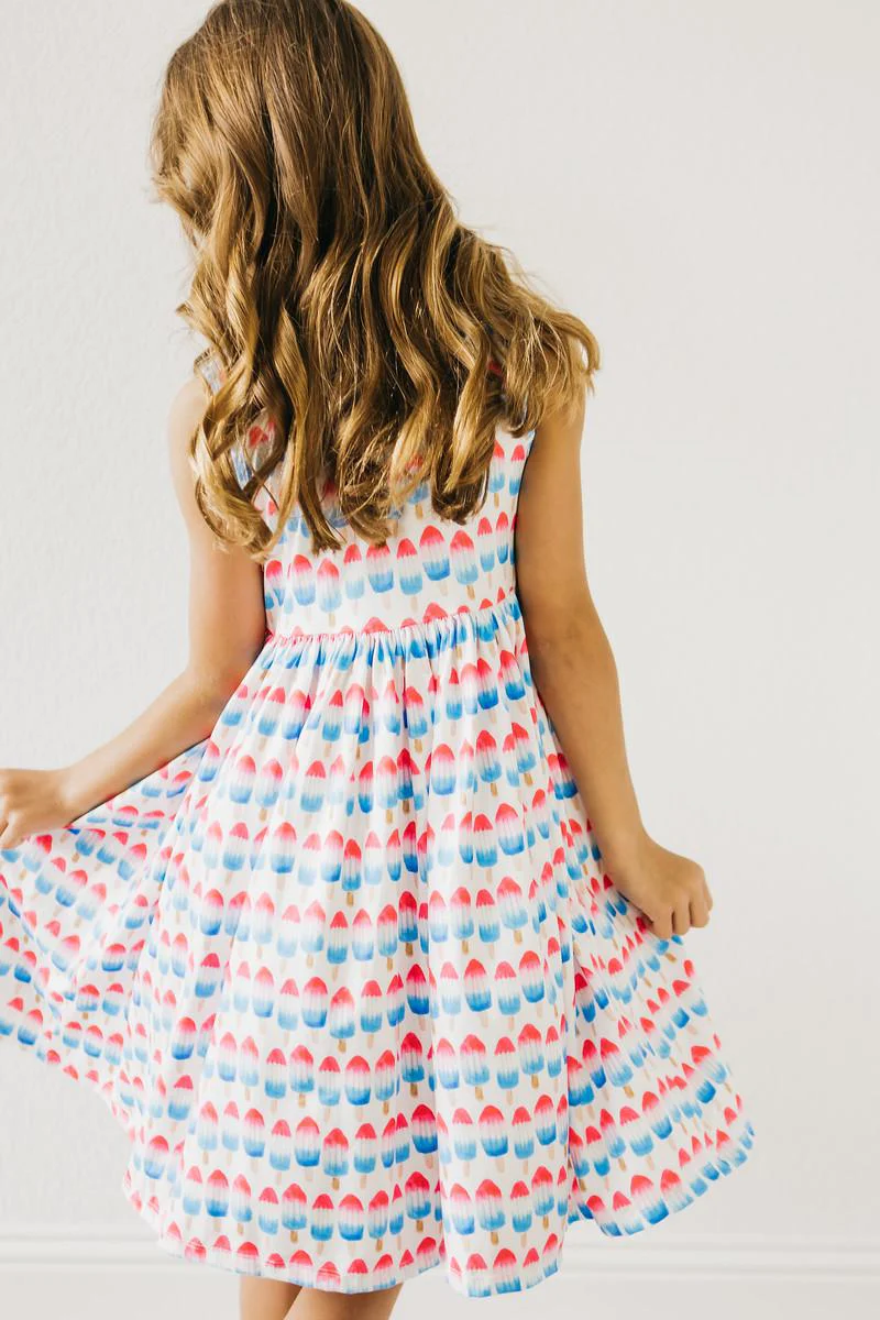Red White & Cute Twirl Dress