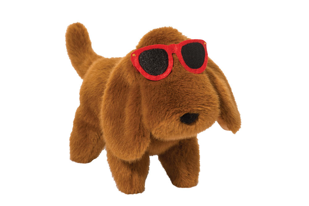 Danette Dachshund w/ Sunglasses Muzzle Stuffed Animal