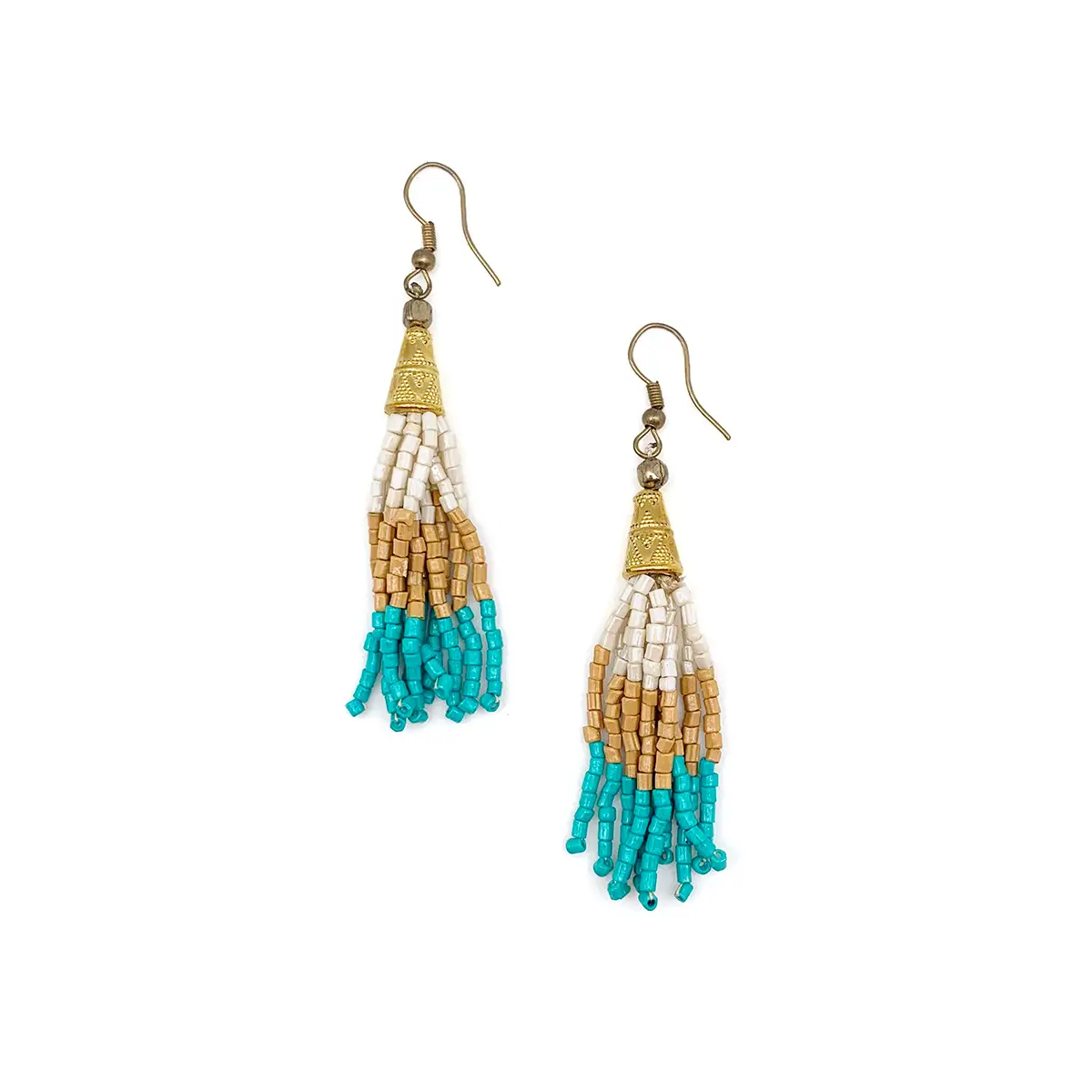 Sachi Beaded Waterfall Earrings