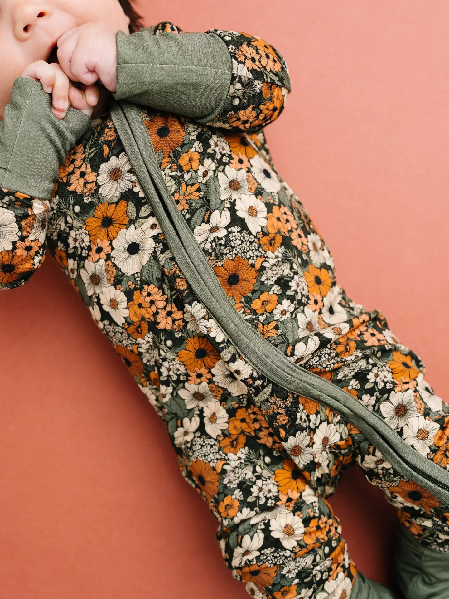 Rust Blooms Bamboo Sleeper